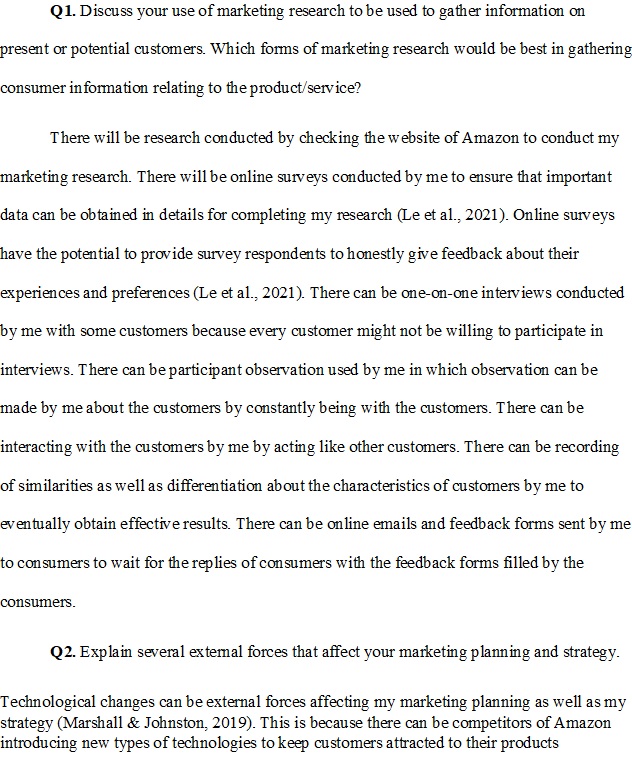 Marketing Management Individual Project (MMIP) Use Information to Drive Marketing Decisions Assignment